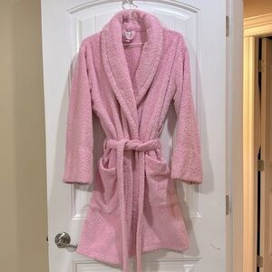 La SENZA midi soft pink robe